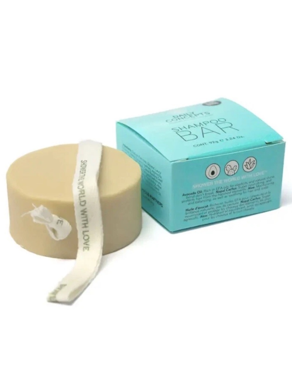 Daily Concepts Shampoo Bar 3.24 OZ Plant Based Vegan New